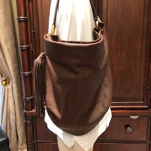 Hobo leather bag